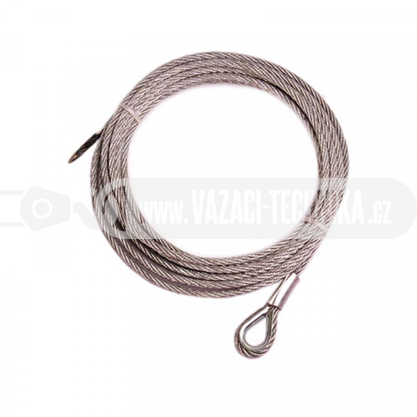 obrázek Navijákové lano STANDARD pr.4 mm s očnicí 25 m